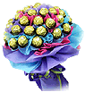 flowers: 40 Rainbow Ferrero