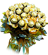 flowers: Golden Ferrero Bouquet